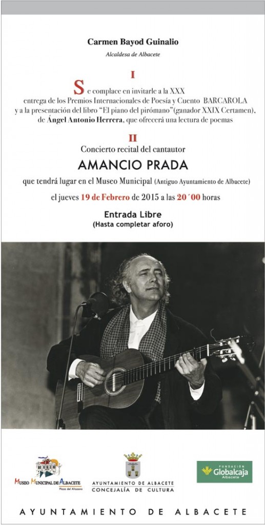 Actuacion Amancio Prada XXX Entrega Premios